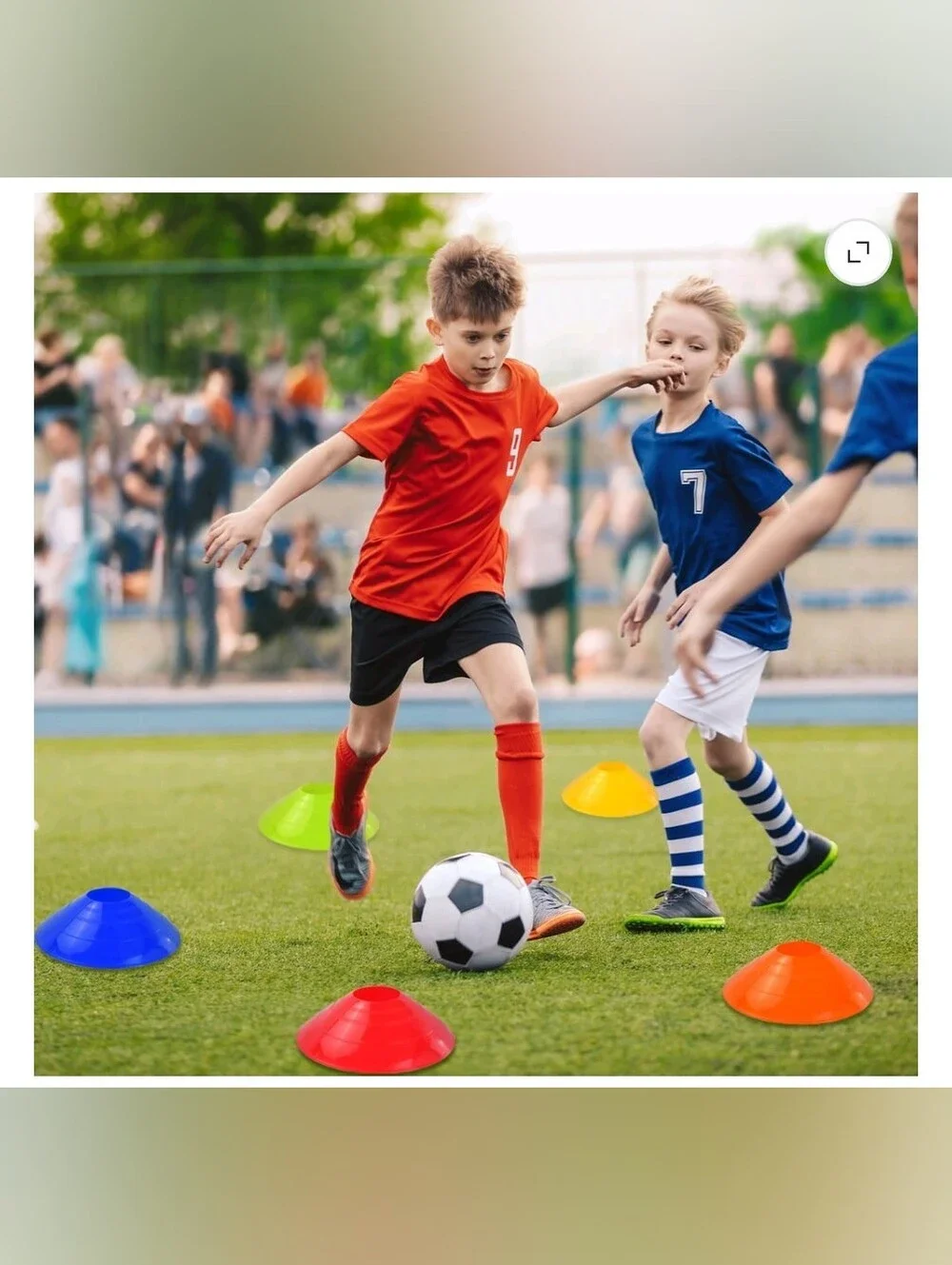 30 Pcs Disc Cones Training Cones Agility Soccer Cones with Carry Bag for Trainin